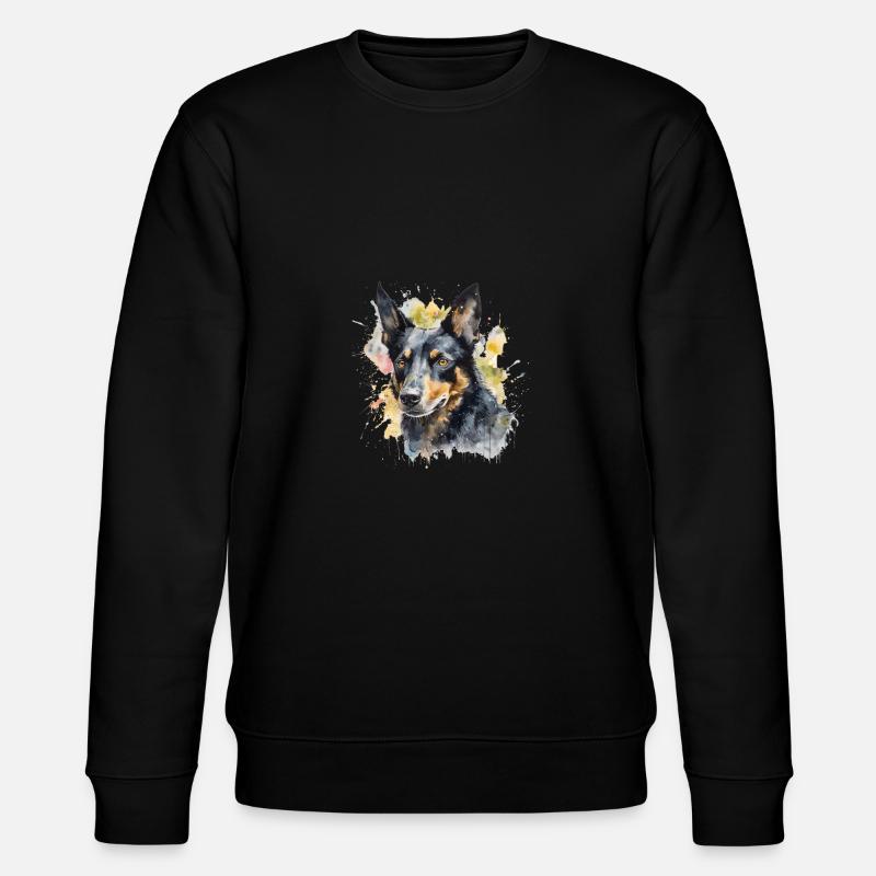 Australian Kelpie - Stanley/Stella CHANGER Unisex Organic Sweatshirt - black