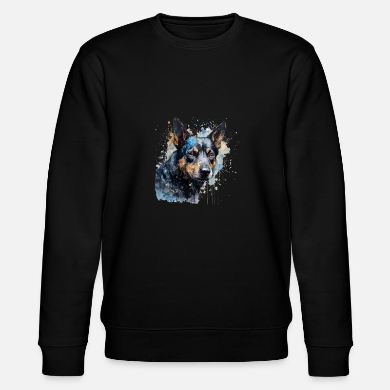 Kelpie australien - Sweat bio CHANGER Stanley/Stella Unisexe - noir