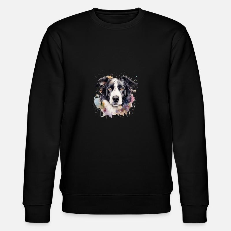 Border Collie - Sweat bio CHANGER Stanley/Stella Unisexe - noir