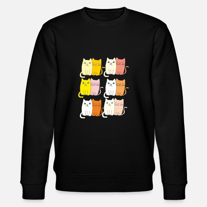Chats drôles - Sweat bio CHANGER Stanley/Stella Unisexe - noir
