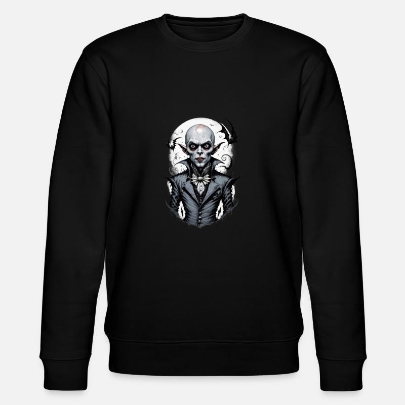 un vampire souriant 7 - Sweat bio CHANGER Stanley/Stella Unisexe - noir