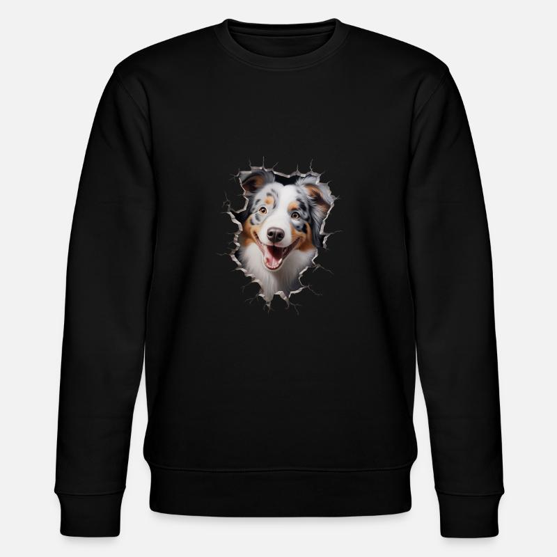 Australian Shepherd Owner - Perfect Aussie - Stanley/Stella Unisex Bio-Sweatshirt CHANGER  - Schwarz