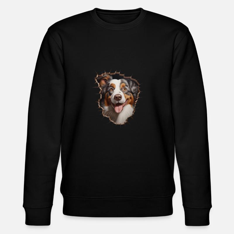 Australian Shepherd Owner - Perfect Aussie - Stanley/Stella CHANGER Unisex Organic Sweatshirt - black