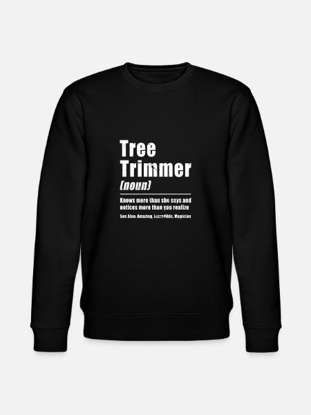 Bûcheron tronçonneuse arboriste - Sweat bio CHANGER Stanley/Stella Unisexe - noir