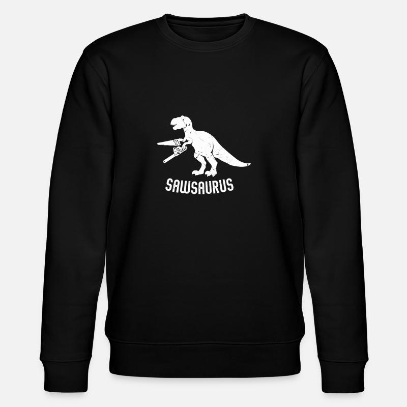 Bûcheron tronçonneuse arboriste - Sweat bio CHANGER Stanley/Stella Unisexe - noir