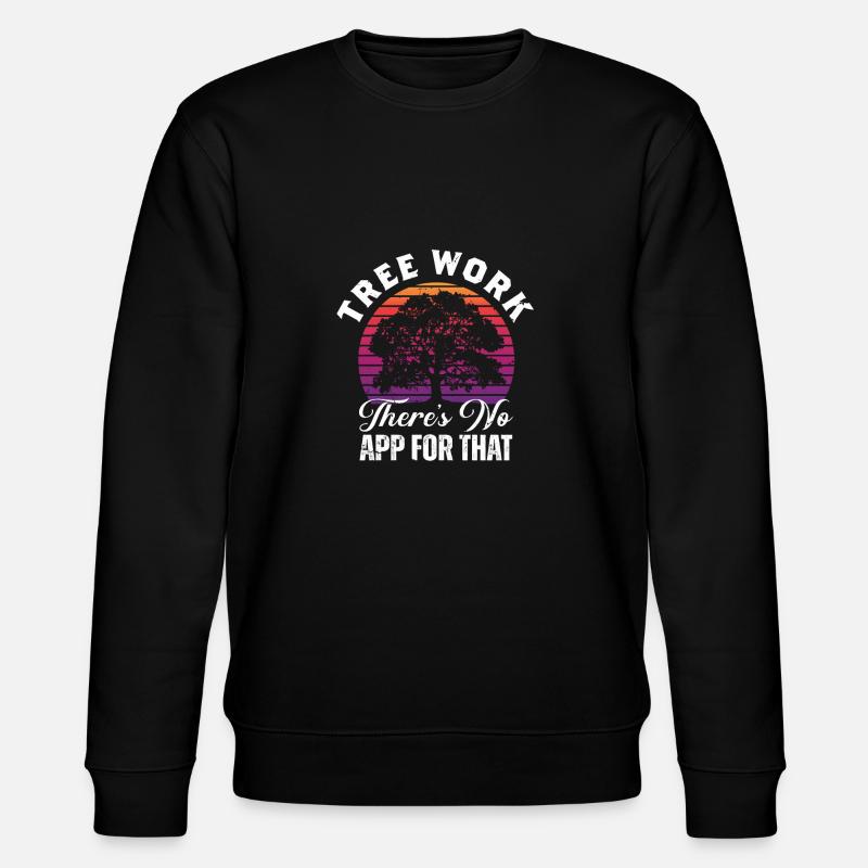 Lumberjack Chainsaw Arborist - Stanley/Stella CHANGER Unisex Organic Sweatshirt - black