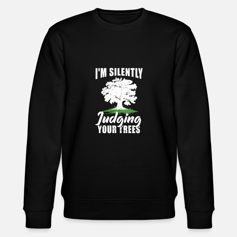 Lumberjack Chainsaw Arborist - Stanley/Stella CHANGER Unisex Organic Sweatshirt - black