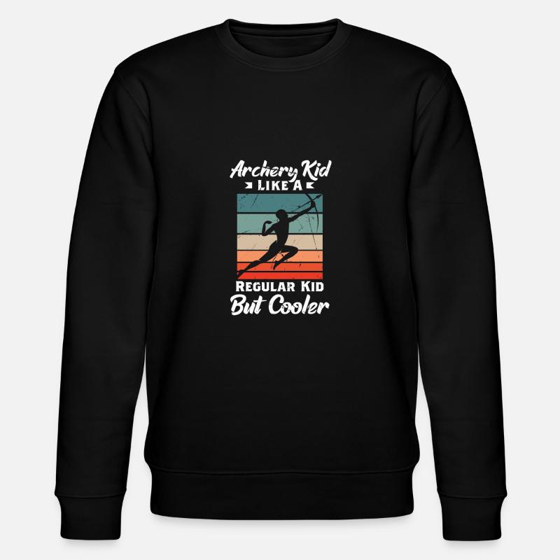Archery Bogenschießen Bogen - Stanley/Stella Unisex Bio-Sweatshirt CHANGER  - Schwarz