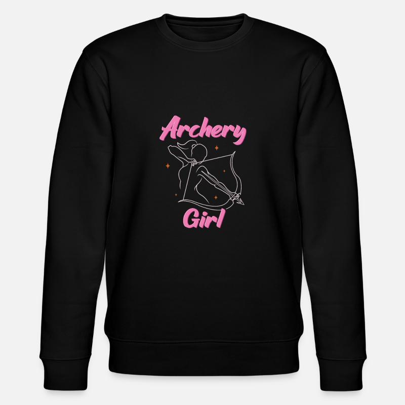 Archery Archery Bow - Stanley/Stella CHANGER Unisex Organic Sweatshirt - black