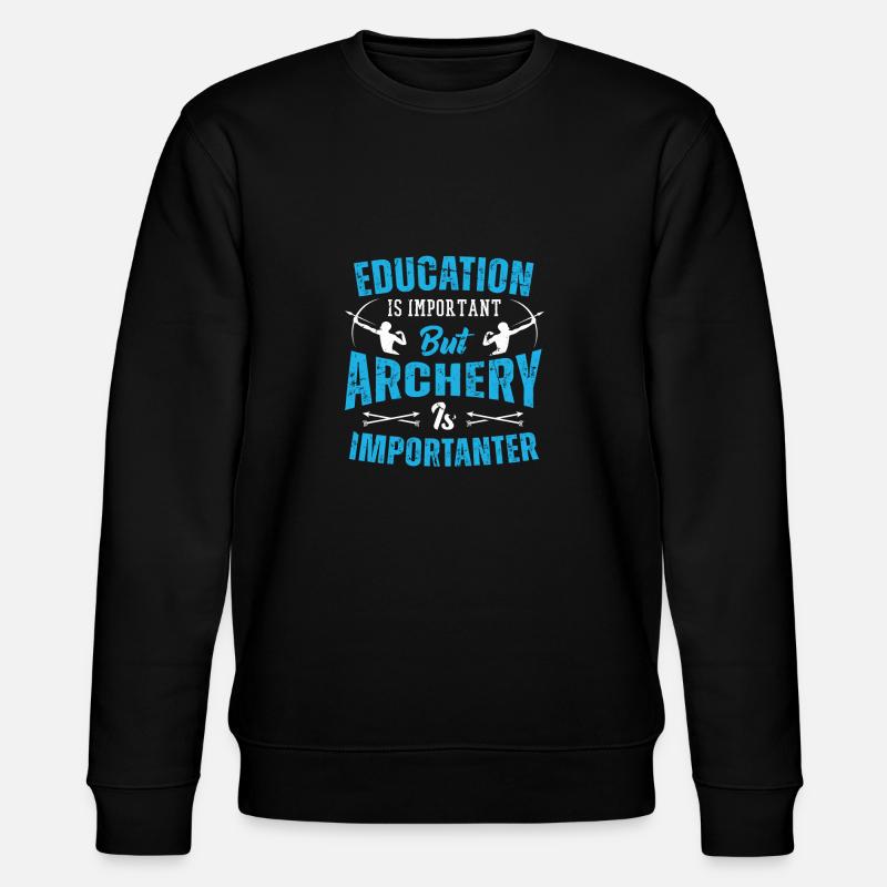 Archery Archery Bow - Stanley/Stella CHANGER Unisex Organic Sweatshirt - black