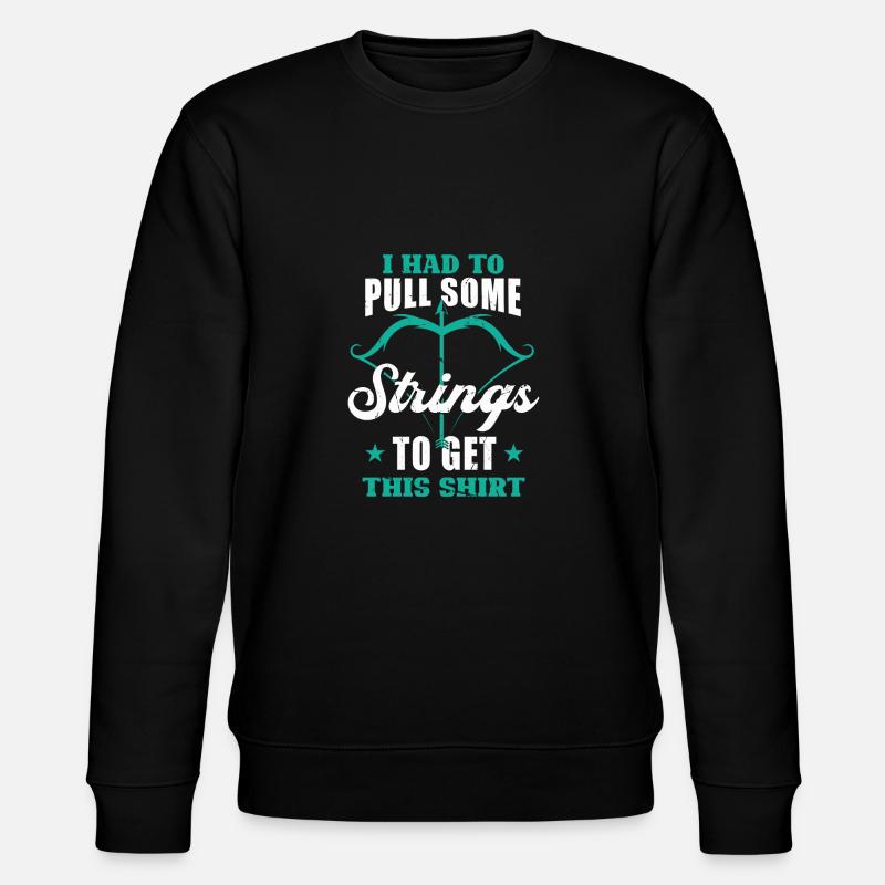 Archery Bogenschießen Bogen - Stanley/Stella Unisex Bio-Sweatshirt CHANGER - Schwarz