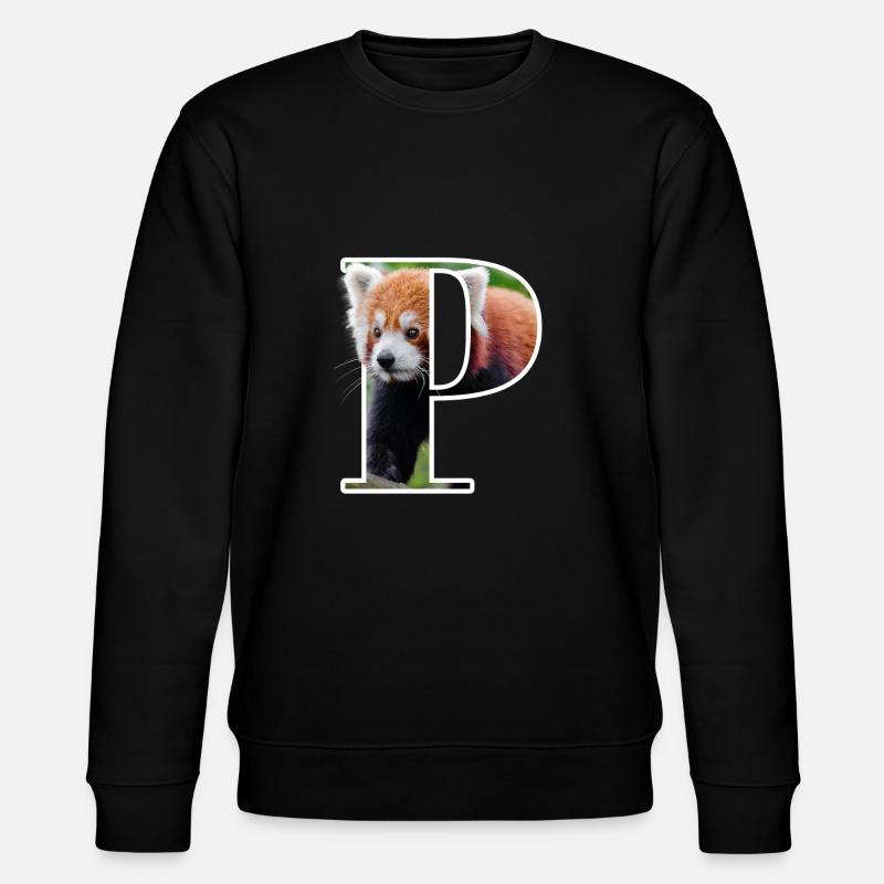 P Panda roux - Sweat bio CHANGER Stanley/Stella Unisexe - noir