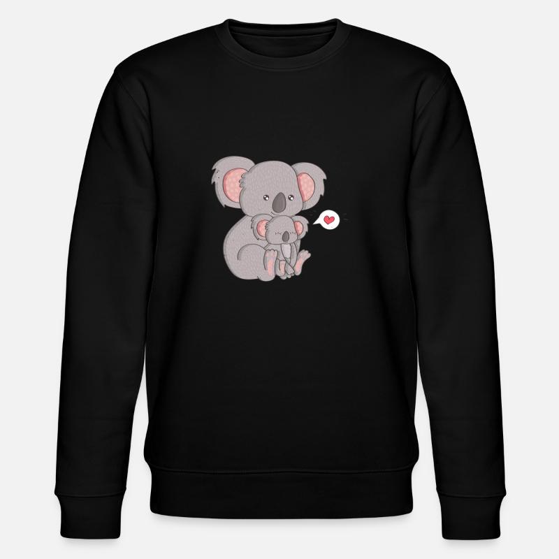 Koala Bear Famille Koala - Sweat bio CHANGER Stanley/Stella Unisexe - noir