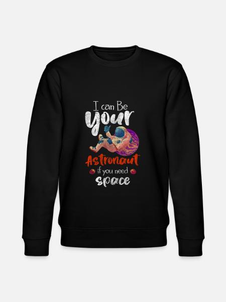 Astronaut Spacesuit Spacesuit Rocket - Stanley/Stella CHANGER Unisex Organic Sweatshirt - black