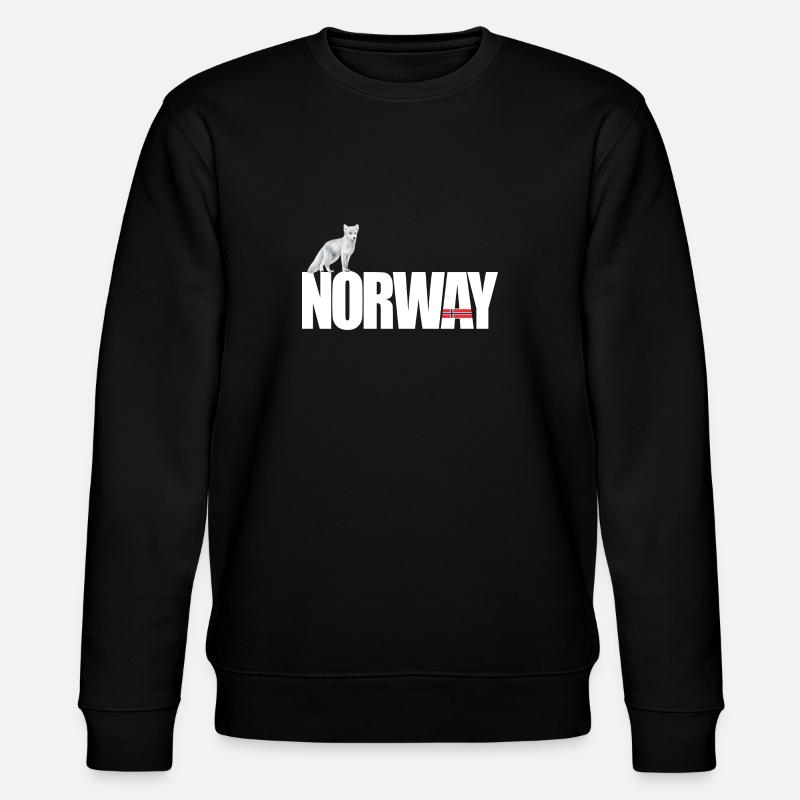Norwegen - Stanley/Stella Unisex Bio-Sweatshirt CHANGER  - Schwarz