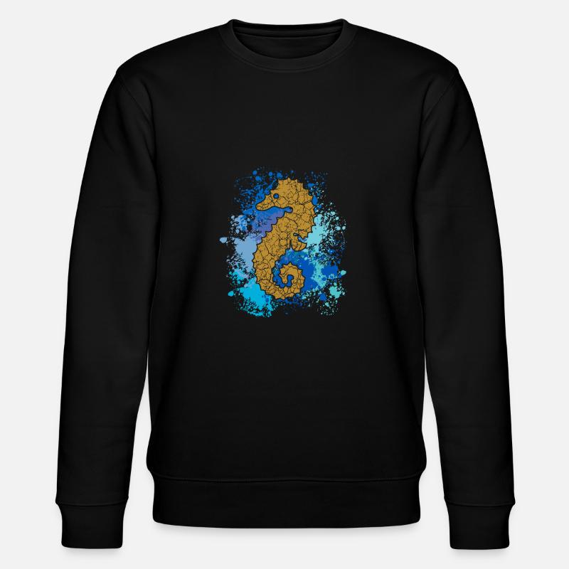 Hippocampe | Hippocampes | hippocampe - Sweat bio CHANGER Stanley/Stella Unisexe - noir