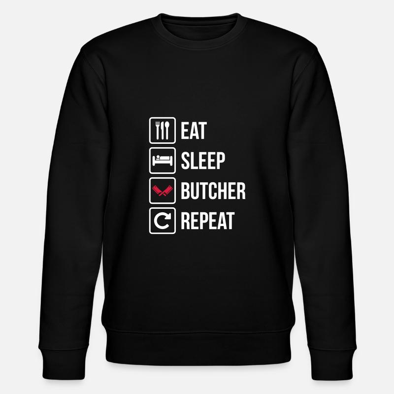 Mangez le sommeil Répéter Butcher - Sweat bio CHANGER Stanley/Stella Unisexe - noir