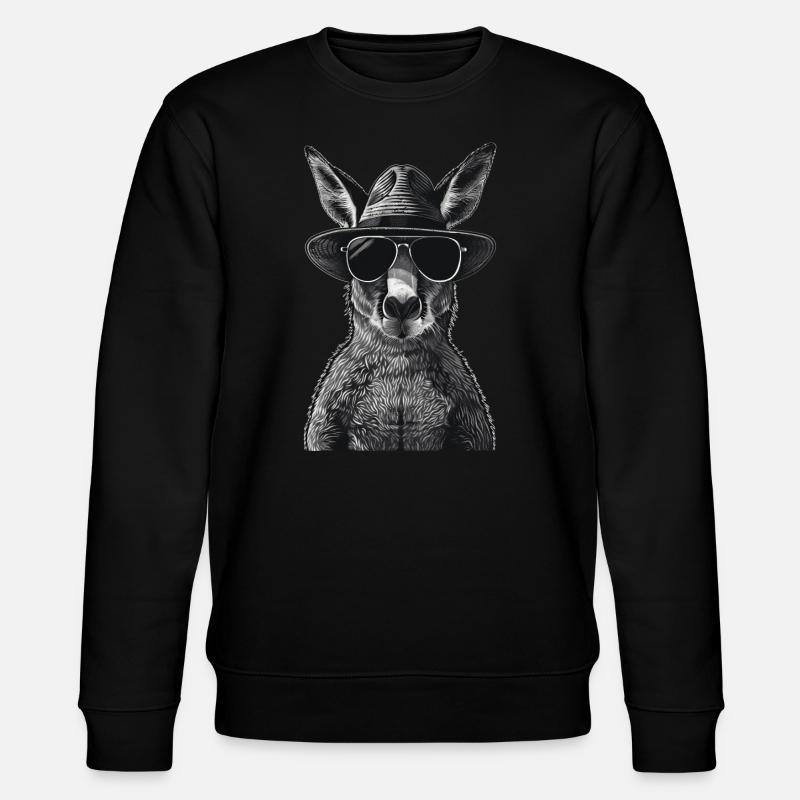 Kangaroo - Stanley/Stella CHANGER Unisex Organic Sweatshirt - black