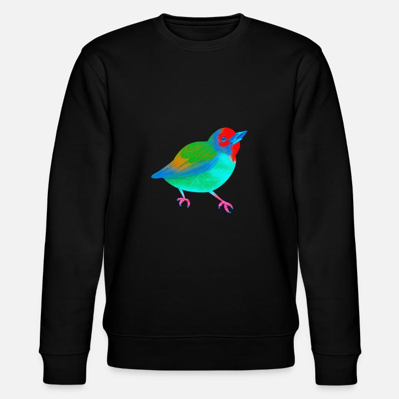 Vogel - Stanley/Stella Unisex Bio-Sweatshirt CHANGER  - Schwarz