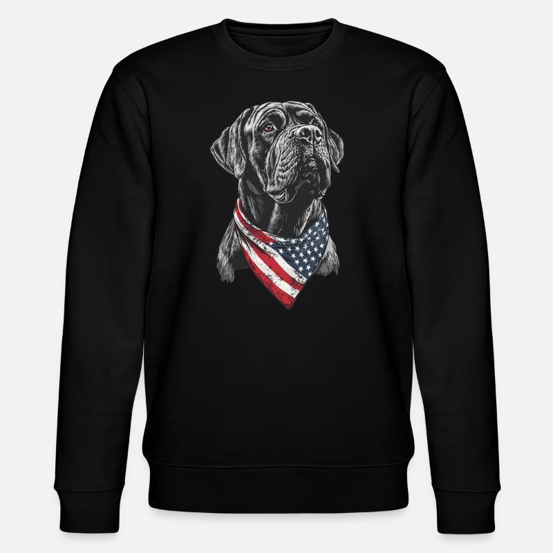Englischer Mastiff - Stanley/Stella Unisex Bio-Sweatshirt CHANGER  - Schwarz