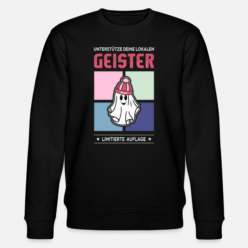 Geister - Stanley/Stella Unisex Bio-Sweatshirt CHANGER - Schwarz