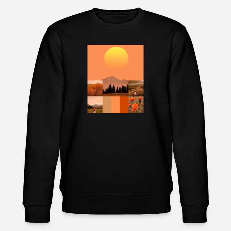 Sonnenuntergänge. - Stanley/Stella Unisex Bio-Sweatshirt CHANGER  - Schwarz