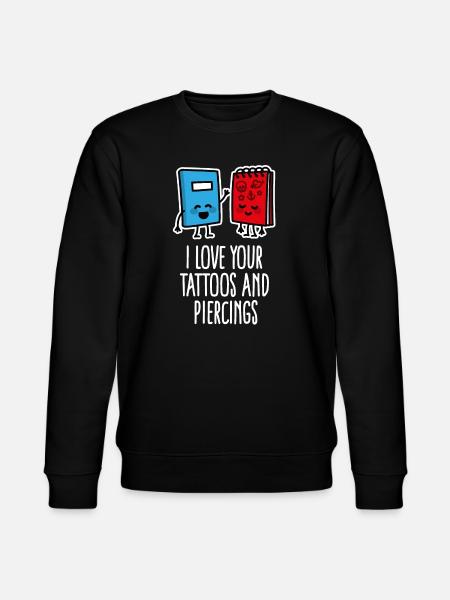 Divertente Piercing Tattoo Tattoo Artist - Felpa ecologica unisex CHANGER di Stanley/Stella - nero