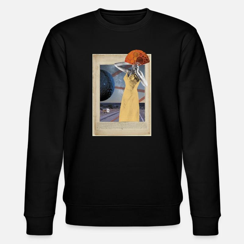 Voyageur Aventure Van Life Route - Stanley/Stella CHANGER Unisex Organic Sweatshirt - black