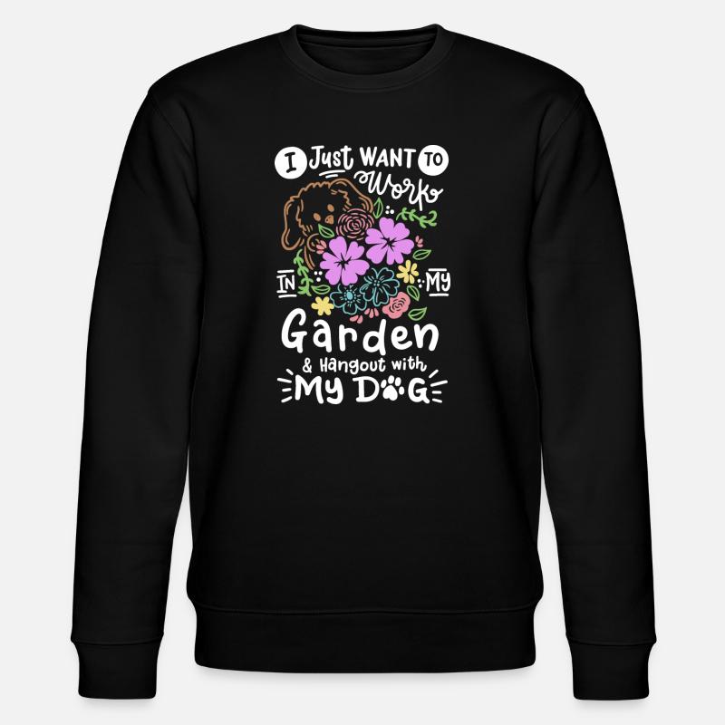 Garten Gärtner - Stanley/Stella Unisex Bio-Sweatshirt CHANGER  - Schwarz