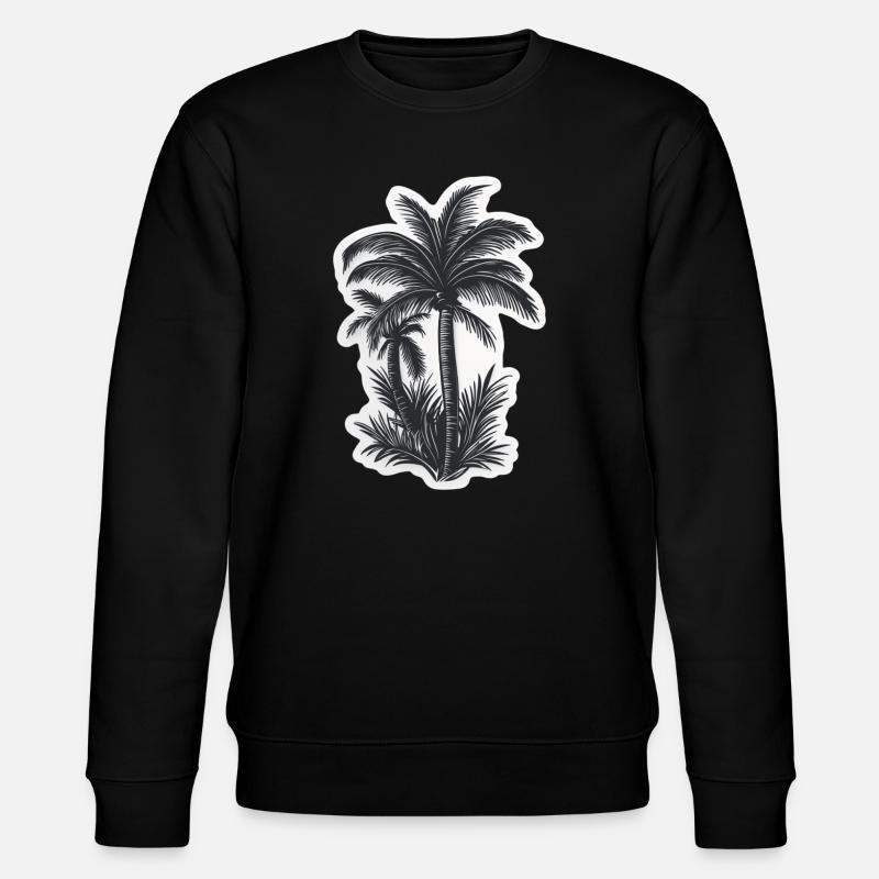 Palme - Stanley/Stella Unisex Bio-Sweatshirt CHANGER  - Schwarz