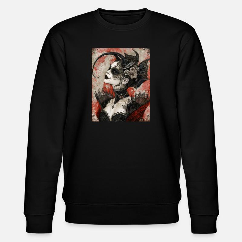Dark Gothic Diva - Stanley/Stella Unisex Bio-Sweatshirt CHANGER  - Schwarz
