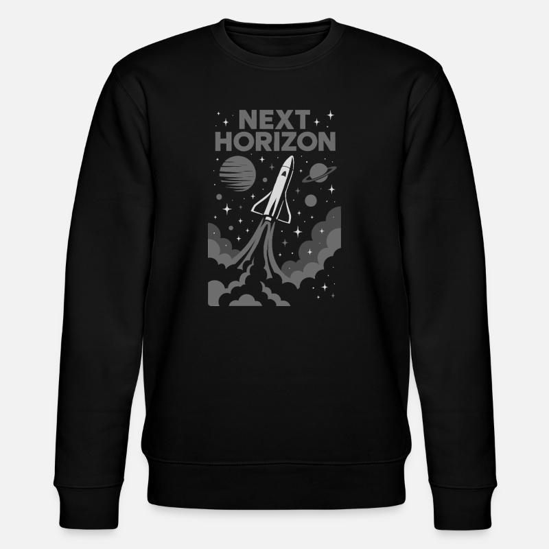 Nächste Horizon Rocket Expedition - Stanley/Stella Unisex Bio-Sweatshirt CHANGER - Schwarz
