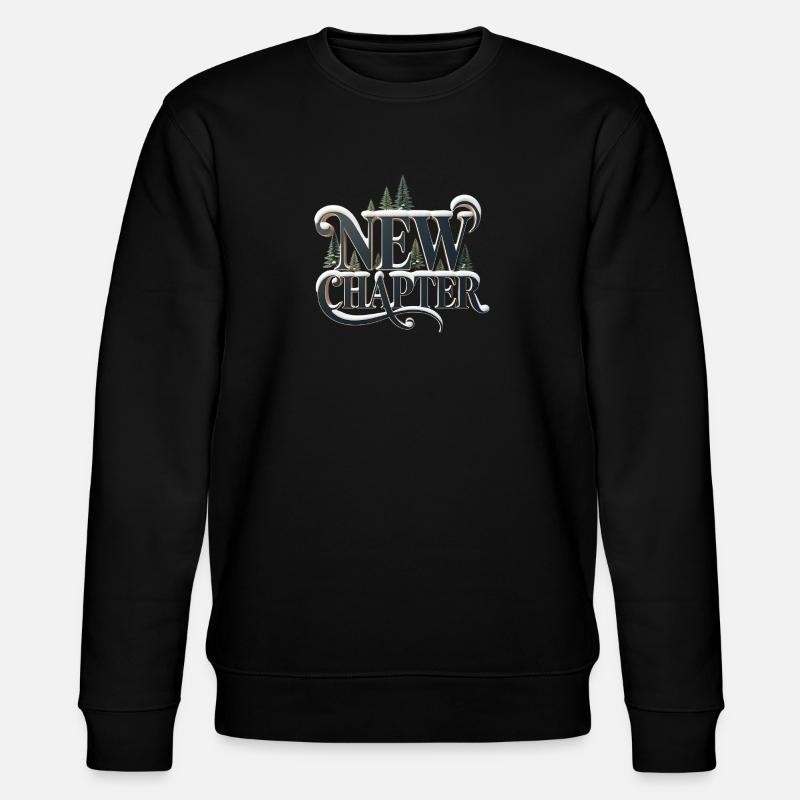 New chapter Winter Forest - Stanley/Stella CHANGER Unisex Organic Sweatshirt - black