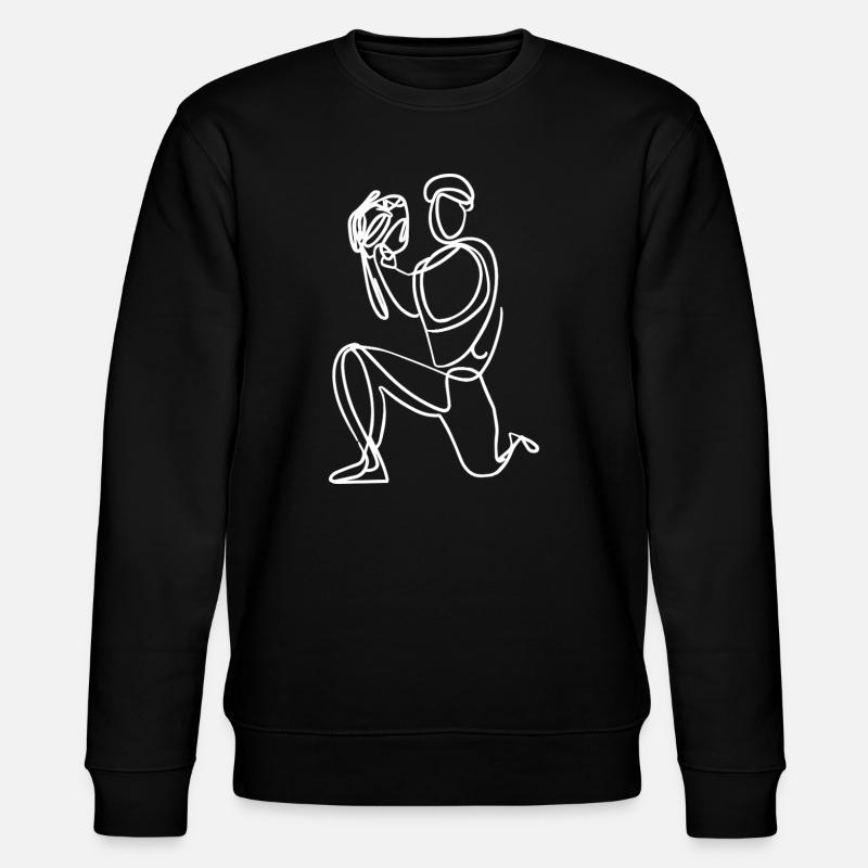 Croquis de baseball - Sweat bio CHANGER Stanley/Stella Unisexe - noir