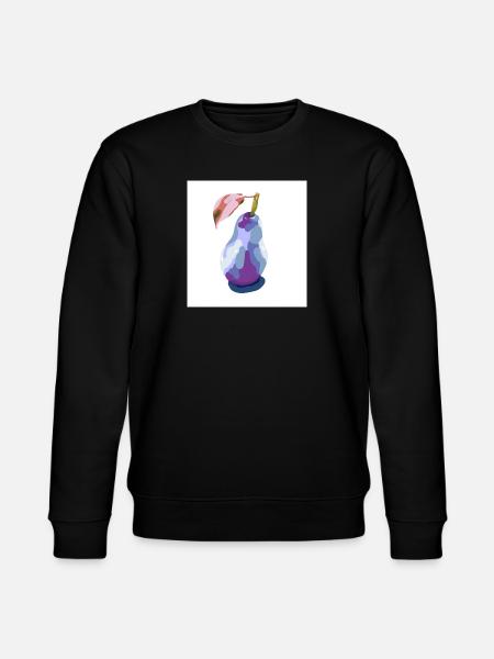 Pear in Pastels Abstract - Stanley/Stella CHANGER Unisex Organic Sweatshirt - black