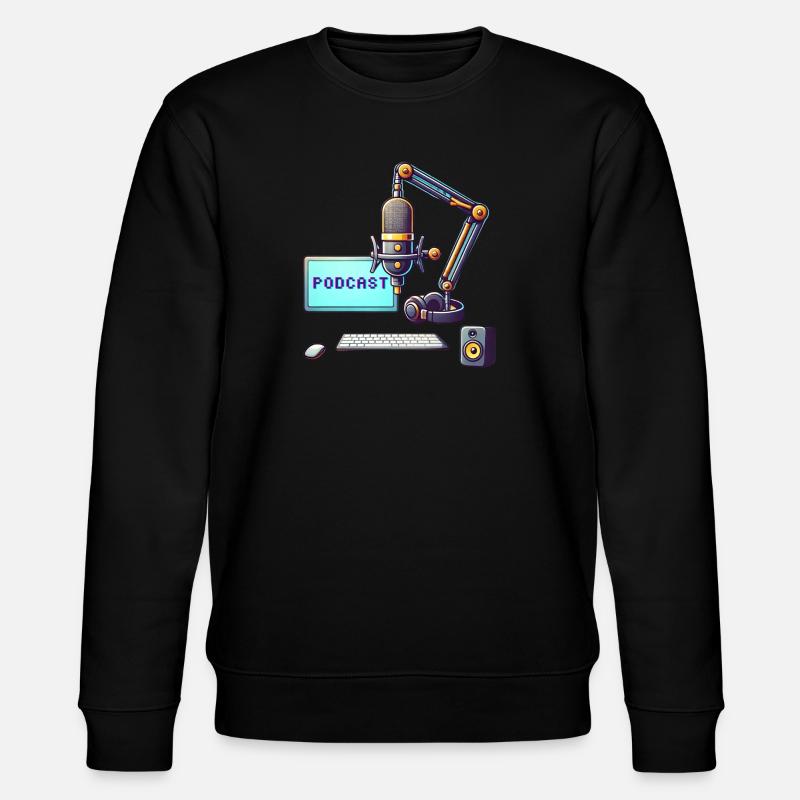 Podcast - Stanley/Stella Unisex Bio-Sweatshirt CHANGER  - Schwarz