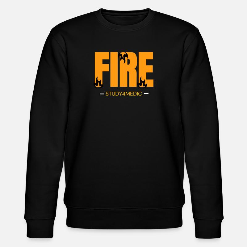 Fire - Stanley/Stella Unisex Bio-Sweatshirt CHANGER  - Schwarz