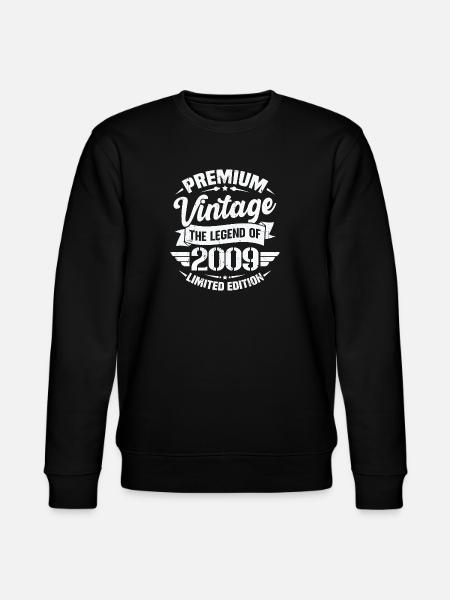 Vintage 2009 Limited Edition - Stanley/Stella økologisk unisex-sweatshirt CHANGER - sort