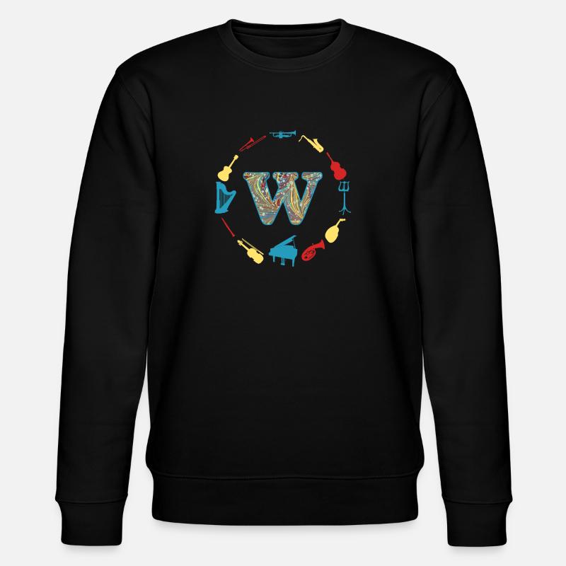music e 201 w - Stanley/Stella CHANGER Unisex Organic Sweatshirt - black