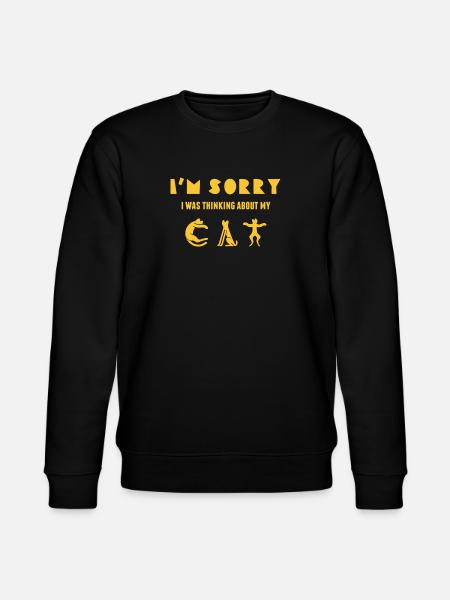 Cat humor - Stanley/Stella CHANGER Unisex Organic Sweatshirt - black