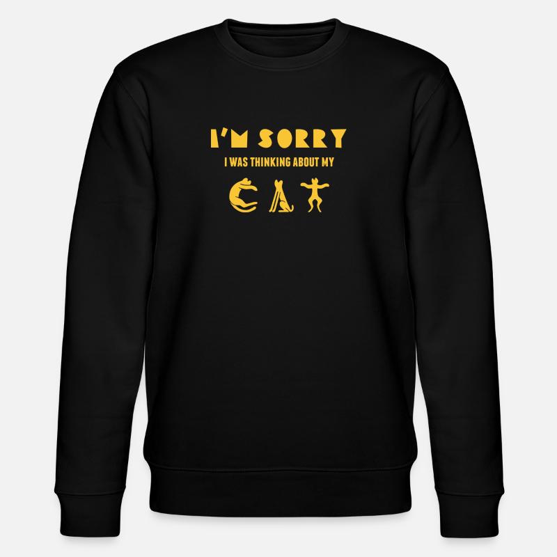 Humour chat - Sweat bio CHANGER Stanley/Stella Unisexe - noir