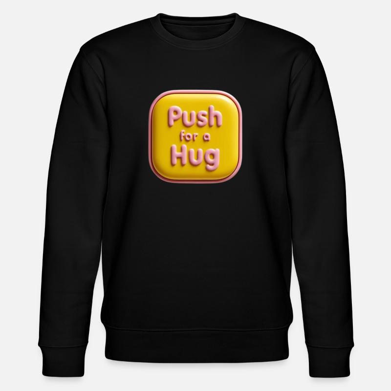 Pousser pour ahug - Sweat bio CHANGER Stanley/Stella Unisexe - noir