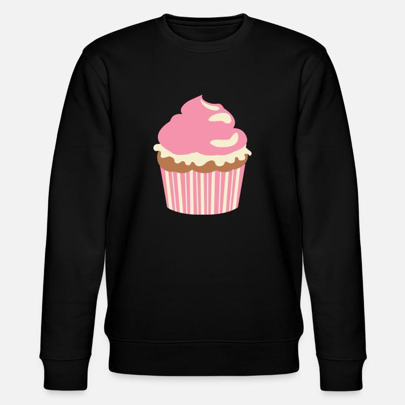 Cupcake - Stanley/Stella Unisex Bio-Sweatshirt CHANGER  - Schwarz