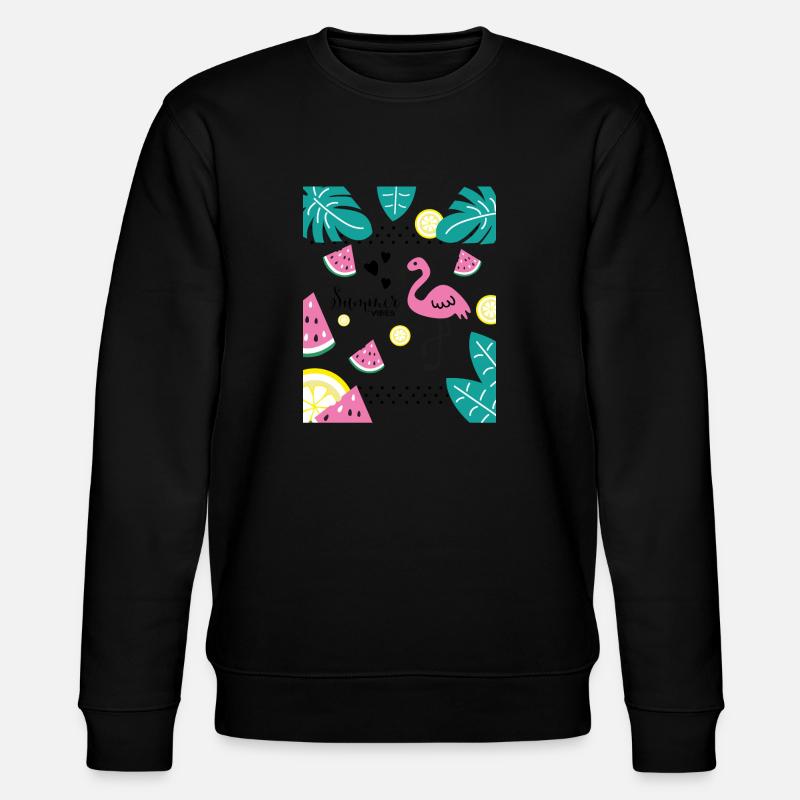 Summer Vibes - Stanley/Stella Unisex Bio-Sweatshirt CHANGER  - Schwarz