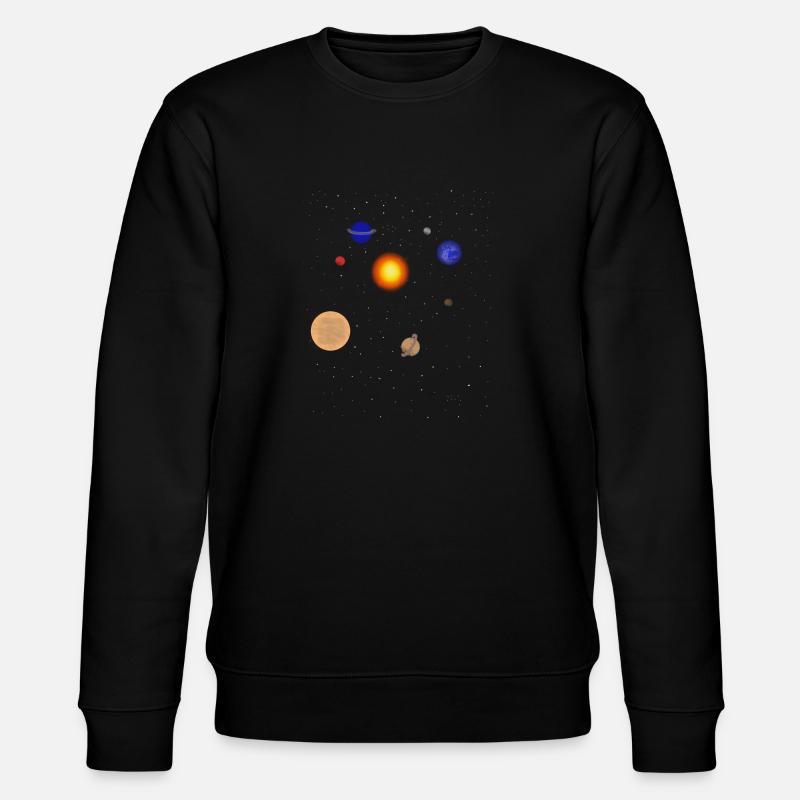 space - Stanley/Stella CHANGER Unisex Organic Sweatshirt - black