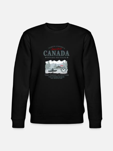 Canada - Fishing - Stanley/Stella Unisex Bio-Sweatshirt CHANGER  - Schwarz