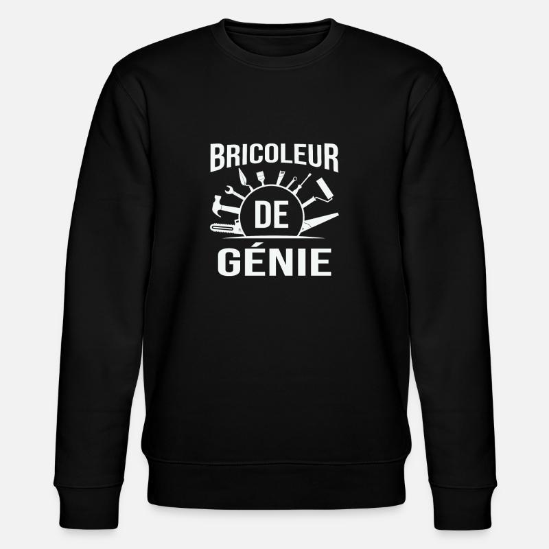 Bricoleur de génie 2 - Sweat bio CHANGER Stanley/Stella Unisexe - noir