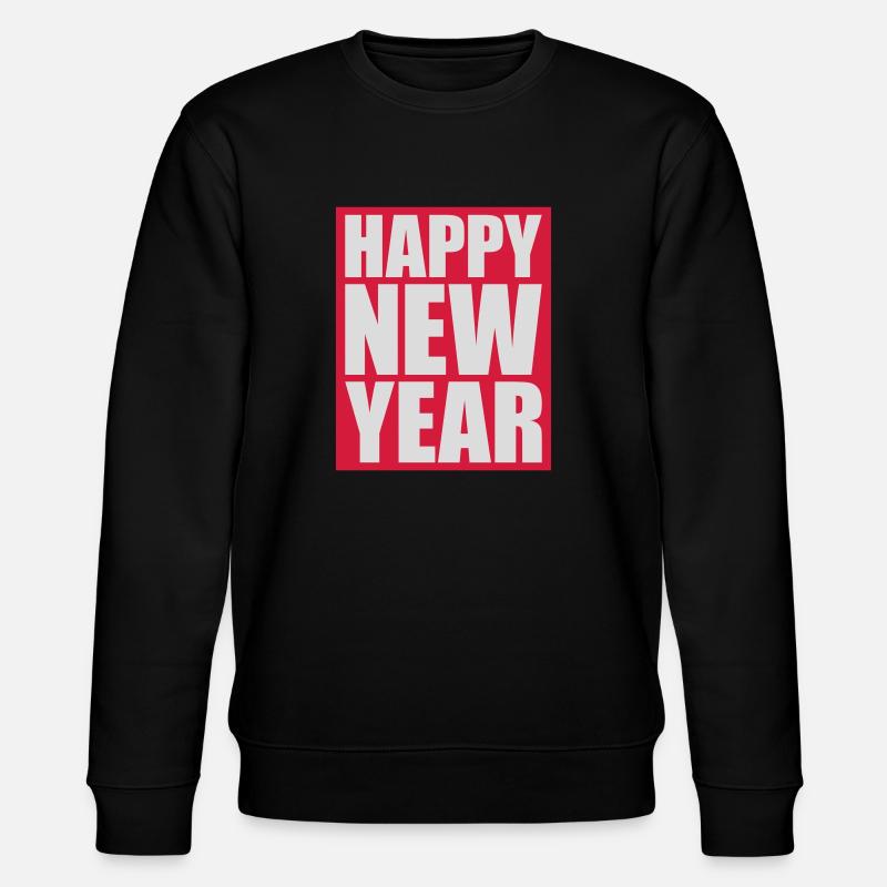 Citation Bonne année - Sweat bio CHANGER Stanley/Stella Unisexe - noir