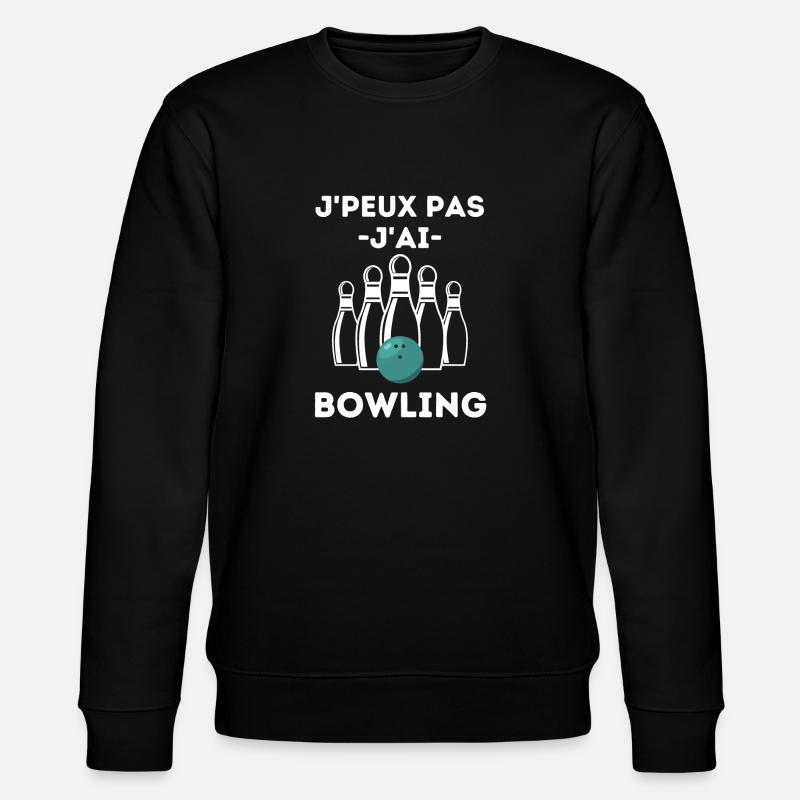 BOWLING 2 - Sweat bio CHANGER Stanley/Stella Unisexe - noir