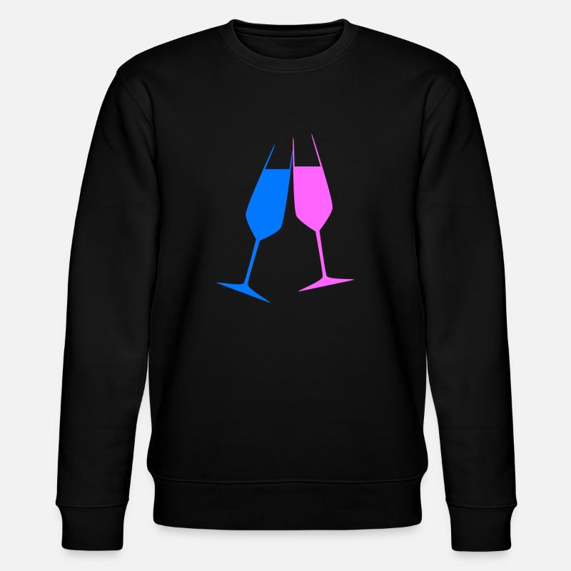 Farbenfroher Toast - Stanley/Stella Unisex Bio-Sweatshirt CHANGER  - Schwarz